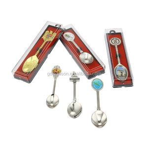 Cucchiaio Decorativo Personalizzato Souvenir, Fabbrica SEDEX, Lega di Zinco, Souvenir Turco, Bandiera Turca, Design Unico, Cucchiaio Decorativo con Resina Epossidica - Product Image 4