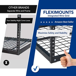 Estante de Almacenamiento Resistente para Techo de Garaje, 1200x1200x1000mm, Organizador de Almacén con Montaje en Techo, Carga Máxima 272KG, Metal y Cartón - Product Image 4
