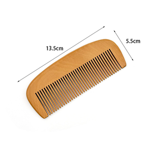 Set di Pettini in Legno Naturale Ovale Promozionale con Custodia Portatile, Pettine a Denti Larghi per Massaggio e Cura dei Capelli, Uso Domestico - Product Image 4