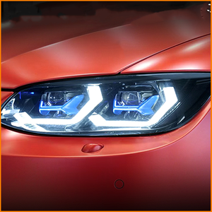 Faros Delanteros XCAT para <span class=keywords><strong>E92</strong></span> Coupé E93 Convertible 2007-2010, Estilo M3 Competition, Lente de Proyector Dual Bi-LED, Luces Diurnas LED Secuenciales, 12V - Product Image 5