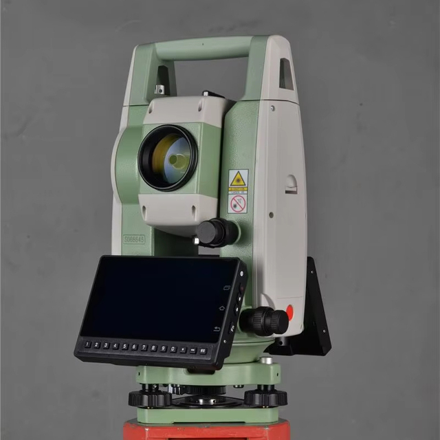 High Precision Total Station 2'' Accuracy Dual Axis Multilingual Standing Arc10 Total Station with High Quality