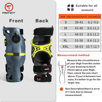 Genouillères de protection T Brand pour moto tout-terrain et route, protections mécaniques des jambes, exosquelettes fabriqués en Chine continentale
