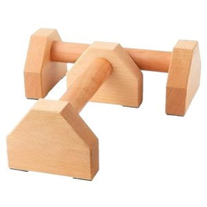 Barre de musculation en bois pour extensions dorsales russes, barres parallèles et support pour équilibre, pour l'entraînement de la force en bois. - Product Image 5
