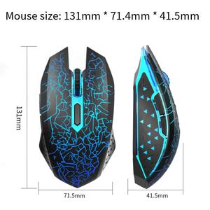 Venta caliente inalámbrico ergonómico para diestros Gaming <span class=keywords><strong>Mouse</strong></span> RGB Light Precio de promoción Desktop Laptop 3D recargable Mute 6 botones - Product Image 5