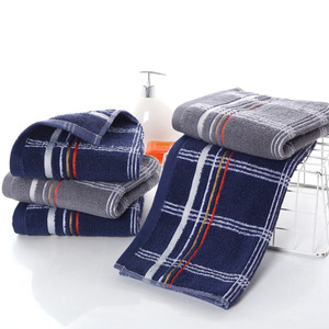 ผ้าขนหนูผ้าฝ้ายลายสก๊อตบริสุทธิ์ 35x75 ซม. ผ้าขนหนูของขวัญที่เหมาะกับผิวสำหรับผู้ชายและผู้หญิง - Product Image 3