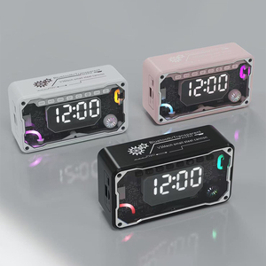 Corporate Gifts Multifunctional Led <b>Light</b> Smart Portable Digital Display Alarm Clock Wireless Portable <b>Speaker</b> - Product Image 1