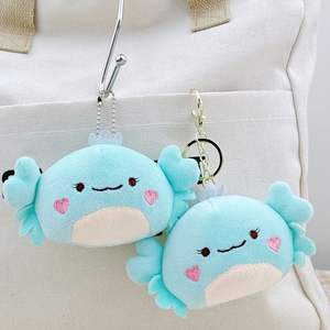 Llavero de Peluche 3D con Forma de Cangrejo, Mini Juguete de Peluche Suave de Animal Marino, Colgante para Bolso, Accesorio para Llavero - Product Image 4