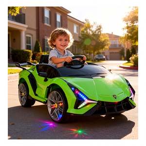 Auto de Juguete para Niños de Plástico ABS con Batería, Dos Puertas Abatibles, Reproductor de Música MP3, Duradero y Seguro, Acceso Conveniente - Product Image 1