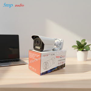 Caméra de Surveillance HD AHD CCTV Étanche Audio 4K 5 MP, Objectif Grand Angle 3,6 mm Type Bullet - Product Image 2