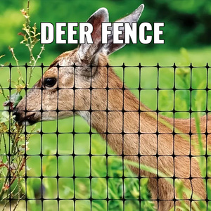 China Manufactory 15g 16x16mm Black <b>Plastic</b> Deer <b>Fence</b> Netting for Safety <b>Fence</b> - Product Image 6