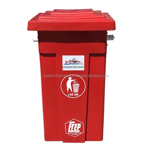 Plastic Dustbin Waste Bin Mobile Garbage Outdoor Bin