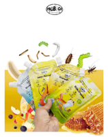 Nourriture populaire pour reptiles : Purée d'insectes Hornworm HorniPuree 80g pour Dragon barbu et Skink à langue bleue