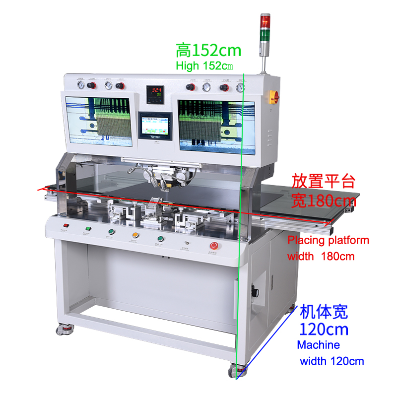 ST-100SW экран сенсорная панель с общей топливной магистралью ТВ ic гибкий кабель pcb COG туман активированное углеродное волокно tab КОФ сварки машина