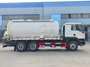Camion à vide Sinotruk 6x4 18-25CBM avec réservoir en acier au carbone/inox, pompe à vide Robuschi Jurop Moro en option, export direct d'usine - Product Image 3