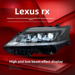 Conjunto de Faros Delanteros para <span class=keywords><strong>Lexus</strong></span> RX270 09-15, Modificados con Luces LED de Circulación Diurna y Señal de Giro, 24V 55W - Product Image 4