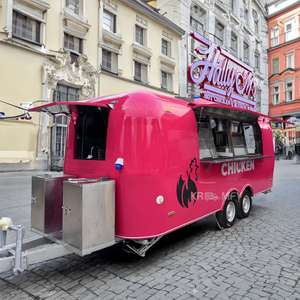 Camión de Comida Rápida al Aire Libre, Remolque de Comida, Carritos de Venta de Comida Callejera, Carrito de Catering Móvil - Product Image 2