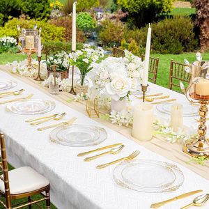 Plato de Cena para Bodas, Apto para Banquetes, Recepciones, Decoración de Mesa, <span class=keywords><strong>Vajilla</strong></span> de Lujo para 25 Personas - Product Image 3