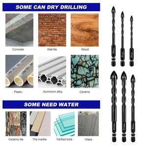 Carbide Drill Bit 6mm Spiral For Masonry Concrete Drilling High Hardness Wear Resistant - Product Image 5