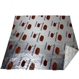 Hot Sale Custom Logo Design Sandwich <strong>Paper</strong> Aluminum <strong>Foil</strong> Laminated <strong>Paper</strong> For Burger Wrap - Product Image 5