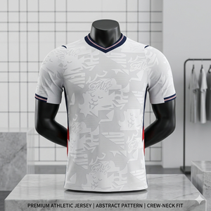Maillot de football de l'équipe nationale de Thaïlande prêt à être expédié, version fans pour hommes, manches courtes, 100% polyester, séchage rapide, respirant, livraison rapide - Product Image 1