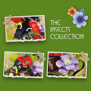 Jie Star 66108 Coccinelle Insectes Coccinelle Créative Assemblage Briques MOC Modè<span class=keywords><strong>le</strong></span> <span class=keywords><strong>de</strong></span> Construction Jouet Ensemble Collection Jouet Vente en Gros - Product Image 4