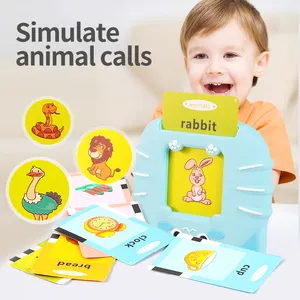 Kids Educational Preschool English Learning Speech Machine Toys 224 Sight Words Cognitive Montessori Talking Flash Card