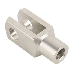Horquilla de Conexión Galvanizada DIN71752 con Pasador y Antideslizante, Mecanizada para Sistemas Hidráulicos Ligeros - Product Image 3