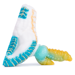 Masturbador Fantasy Dragon sin canales para hombre y mujer, para sexo anal y vaginal, de silicona suave, con forma de bestia real, dildo, masajeador de punto G y P. - Product Image 4
