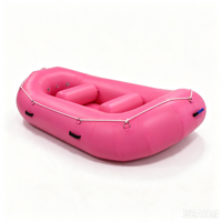 Bateau pneumatique en PVC pour 4 personnes, 10 pieds (300 cm), radeau pour eaux vives, certifié CE, prêt pour le surf, résistant à l'usure, résistant aux UV, plancher renforcé