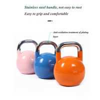 ZJFIT Fitness Ejercicio Pesas libres Levantamiento de pesas Competencia Kettlebell Entrenamiento de fuerza Equipo de gimnasio Acero Kettlebells