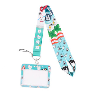 ที่ใส่บัตรพกพาแบบขายส่ง ทำจากวัสดุ ABS พร้อมสายคล้องคอแบบยืดหดได้ สายคล้องคอพยาบาล พวงกุญแจ ที่ใส่บัตรประจำตัว - Product Image 5