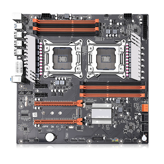 X79 Dual for Jingsha Desktop Motherboard 2011 Pin Studio Game Multi-open Computer Xeon E5 2680 V2 Perfect Tested