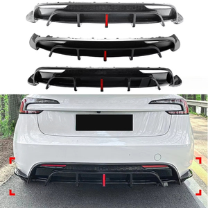 Accessoires extérieurs pour Tesla Model 3 2024+ : Lame de pare-chocs arrière, séparateur, diffuseur, spoiler, protection de pare-chocs, kit carrosserie - Product Image 1