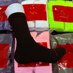 Dropshipping products 2026 Youth Mid-calf Basketball <b>Socks</b> | Towel Bottom 100% Polyester Trendy Brand Summer Sports Crew <b>Socks</b> - Product Image 5
