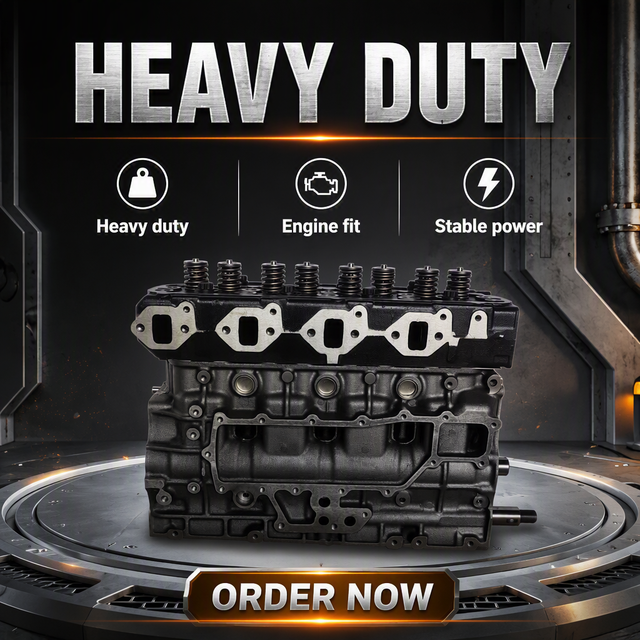 Brand New 4D33 Diesel Engine  4 Cylinders Short Block 4.2L Engine Assembly for Mitsubishi Fuso Canter