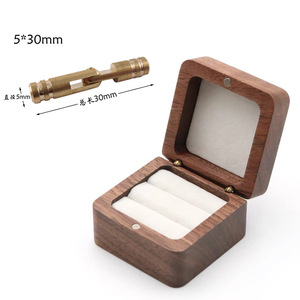 Chengyu Charnière cylindrique en laiton 5 mm à fente unique, charnière dissimulée pour meuble, pour boîte en bois, montage encastré, design minimaliste - Product Image 2