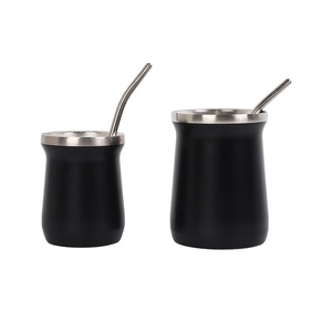 Tasse à maté mini en acier inoxydable, isolation <span class=keywords><strong>thermique</strong></span>, portable haut de gamme pour l'extérieur, avec paille, cadeau, approvisionnement direct usine - Product Image 5