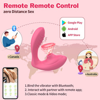 Culotte vibrante connectée via application mobile, 100% étanche, 10 fréquences, stimulation clitoridienne par succion, marque YIJI