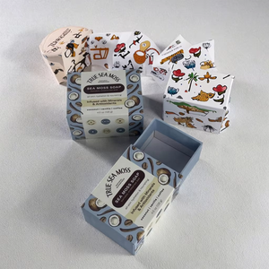 Sinh Thái Thân Thiện Với Xà Phòng Hộp Giấy Hộp Ngăn Kéo In Ấn Xà Phòng Hộp Gói Với Biểu Tượng Tùy Chỉnh Cho Đám Cưới Quà Tặng Bên Đồ Trang Sức Bao Bì - Product Image 3