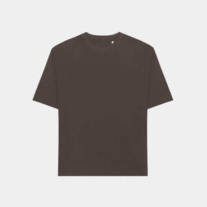 Wholesale 230gsm Chocolate Cotton Summer Short Sleeve T-Shirt Oversized Loose <b>Jogging</b> for Men Fitness Pattern Print - Product Image 6