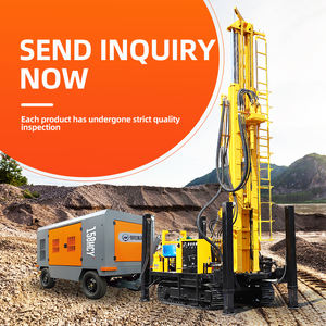 Foreuse hydraulique sur chenilles Hengwang pour forage de puits de 600m, 500m, 400m, 300m, 200m, 100m, machine de forage de puits au Kenya, alimentée à l'air comprimé - Product Image 4