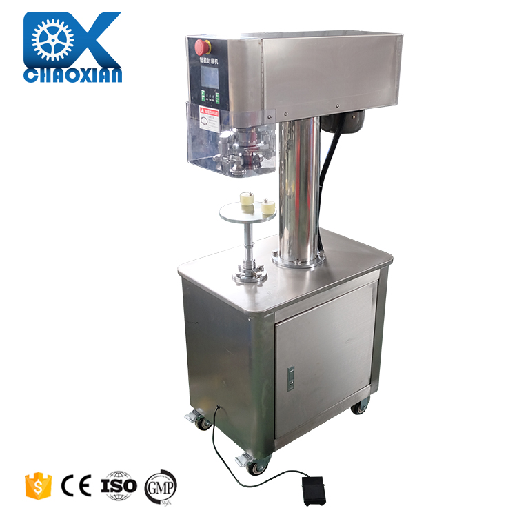 Полуавтоматический алюминиевый жестяная коробка ручной спрей для тела уплотнитель жести может закрыть закаточная машина