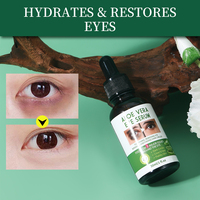 Soin des yeux anti-rides hydratant, éliminant les cernes, à la niacinamide et à l'aloe vera, sérum raffermissant pour les yeux