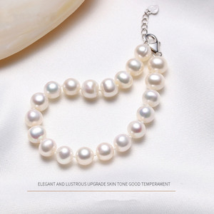 Bracciale donna Charm argento con perle stile classico per matrimoni feste <span class=keywords><strong>festa</strong></span> <span class=keywords><strong>della</strong></span> <span class=keywords><strong>mamma</strong></span> regalo dalla fabbrica prezzi diretti - Product Image 4
