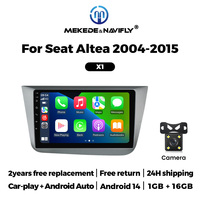 Autoradio Android Navifly avec Carplay intégré X1 X2 pour Seat Altea, écran tactile, autoradio avec GPS