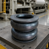 Vanne à soufflet en caoutchouc pour équipement industriel, isolation des vibrations pour machines à papier