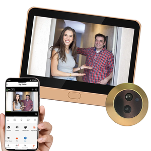 Caméra de sécurité intelligente ICam365, détection de mouvement, <span class=keywords><strong>installation</strong></span> facile, écran LCD TFT 4,3 pouces, alimentation par batterie, audio unidirectionnel, enregistrement de 60 secondes - Product Image 1