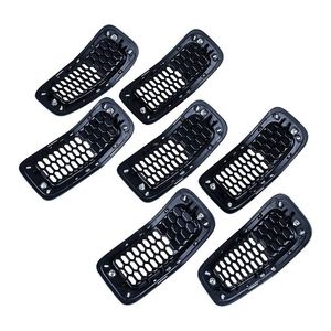 Grille de pare-chocs avant noire pour Jeep Cherokee, grille de capot, accessoire de voiture 2014-2018 - Product Image 4