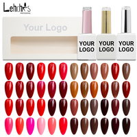 Lehchis Ensemble de vernis à gel UV entier de style designer Bouteilles de volume liquide de 15ml Glitter Soak off DIY Vernis gel UV permanent