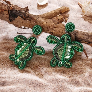Pendientes bohemios hechos a mano para mujer, estilo playero <span class=keywords><strong>de</strong></span> verano, <span class=keywords><strong>tortuga</strong></span> Funky, concha <span class=keywords><strong>de</strong></span> palma <span class=keywords><strong>de</strong></span> coco, diseño <span class=keywords><strong>de</strong></span> delfín, <span class=keywords><strong>oreja</strong></span> <span class=keywords><strong>de</strong></span> gota con cuentas, moda - Product Image 6